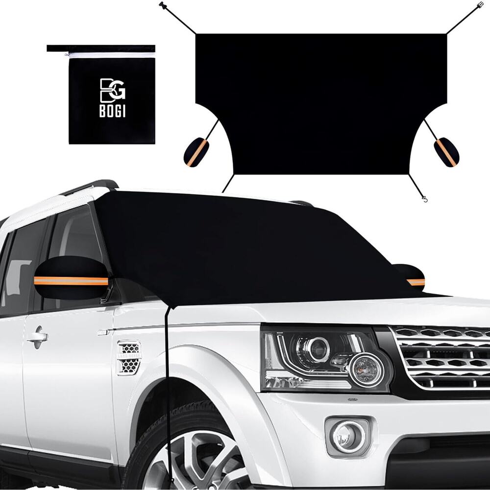 🔥Magnetic Waterproof Windshield Snow/Ice Cover with Mirror Covers 80x50 BNWT💥